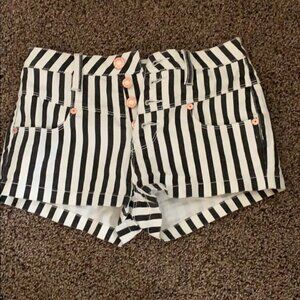 Kendall & Kylie Striped Shorts 0